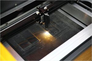 Laser cutting of mobile phone glass film